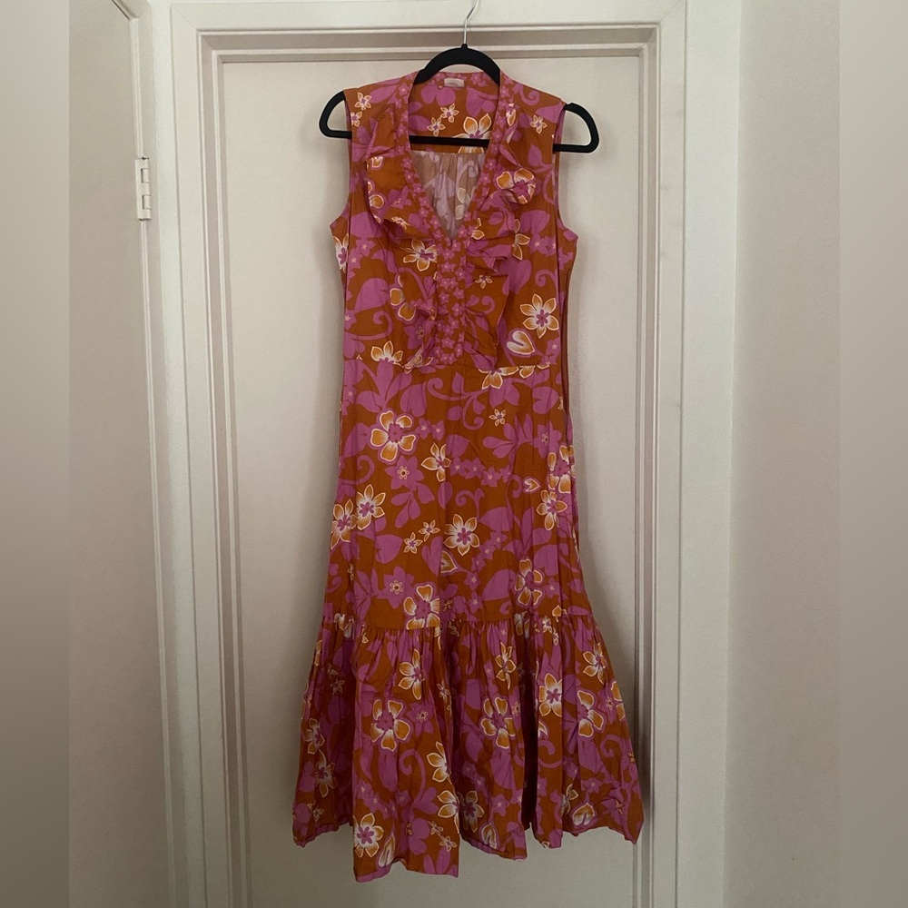 Pink Floral Warm Brand Dress